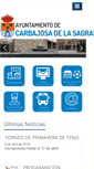 Mobile Screenshot of carbajosadelasagrada.es