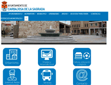 Tablet Screenshot of carbajosadelasagrada.es